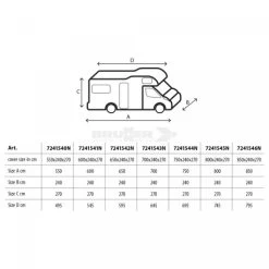 Brunner Camper Cover Design 12 Mesi -Campeggio All'aperto Camper cover 12m brunner antipioggia resistente raggi uv estate inverno tetto rinforzato 4