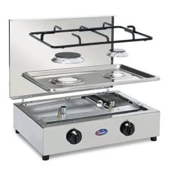Parker® Fornello A Gas 2F Inox 8 Parker® Fornello A Gas 2F Inox -Campeggio All'aperto fornello a gas inox 200 2