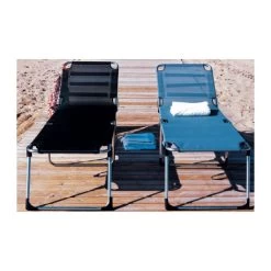 Lettino Amigo H.40 Fiam -Campeggio All'aperto lettino amigo h40 bianco grigio made in italy 1