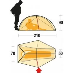 Tenda Ferrino Nemesi 1 -Campeggio All'aperto nemesi 1 1 2