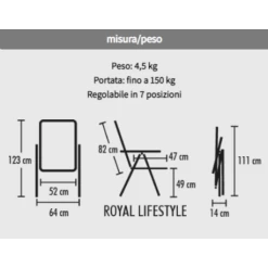 WESTFIELD Poltrona | Advancer Ergofit AG -Campeggio All'aperto poltrona advancer ergofit ag 3