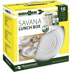 Brunner Lunch Box Savana -Campeggio All'aperto set piatti lunch box savana brunner 2