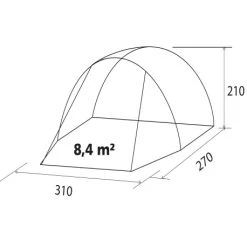 Tenda Brunner Entrada -Campeggio All'aperto tenda entrada 5