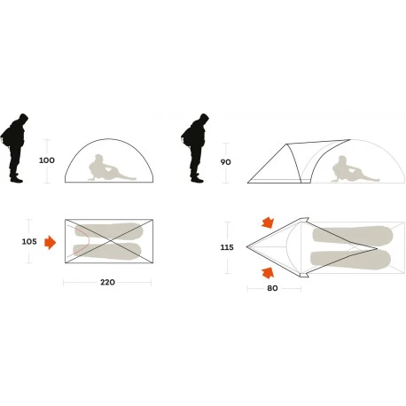 Tenda Ferrino Blizzard 2 5 Tenda Ferrino Blizzard 2 - immagine 3