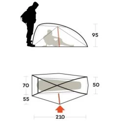 Tenda Ferrino Nemesi 1 PRO 16 Tenda Ferrino Nemesi 1 PRO -Campeggio All'aperto tenda ferrino nemesi 1 pro leggera intuitiva struttura interna rapido montaggio hiker ciclismo 6