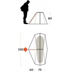 Tenda Ferrino Grit 1 -Campeggio All'aperto tenda grit 1 2