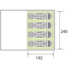 Tenda Brunner Lamar 4 -Campeggio All'aperto tenda lamar 4 3