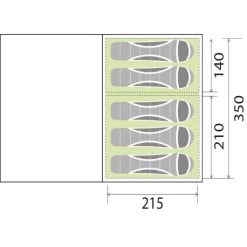 Tenda Brunner Paraiso 5/6 -Campeggio All'aperto tenda paraiso 8